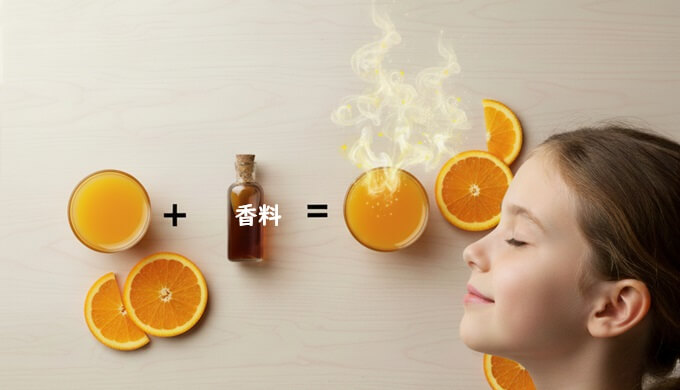 Orange juice orange flavor