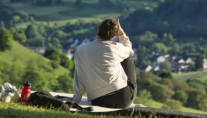 Pensive person