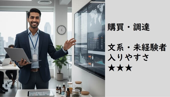 Procurement staff explaining information on a monitor